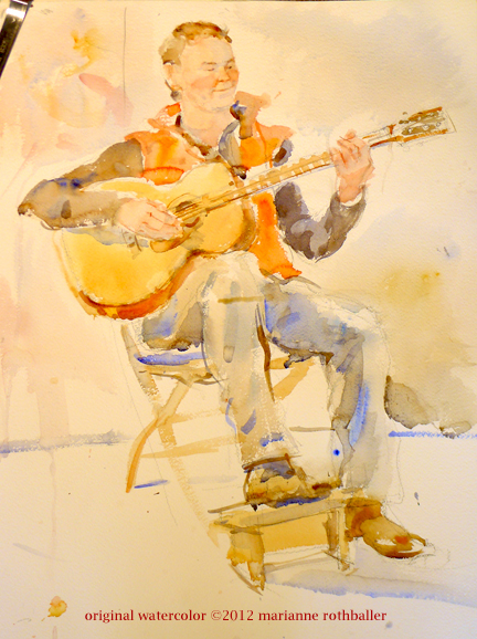Andy Church with Guitar